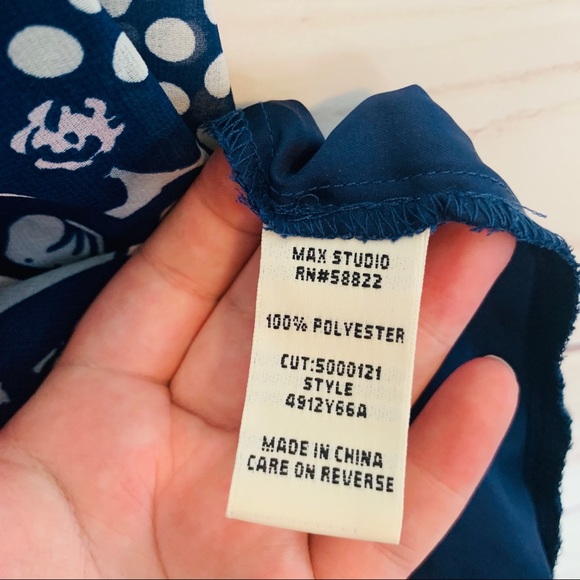 Max studio blue floral shift dress nwot - Picture 7 of 7